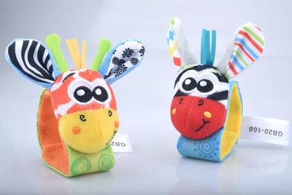Viral Vault™  Cute Stuffed Animals Baby Rattle Socks