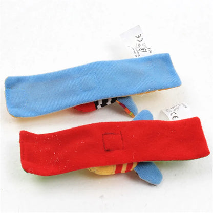 Viral Vault™  Cute Stuffed Animals Baby Rattle Socks