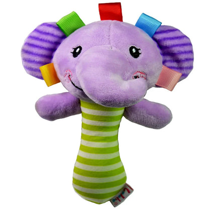 Viral Vault™  Cute Stuffed Animals Baby Rattle Socks