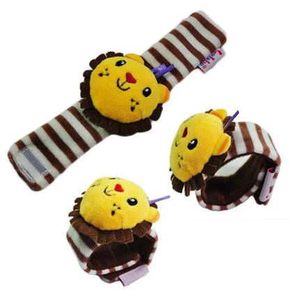 Viral Vault™  Cute Stuffed Animals Baby Rattle Socks