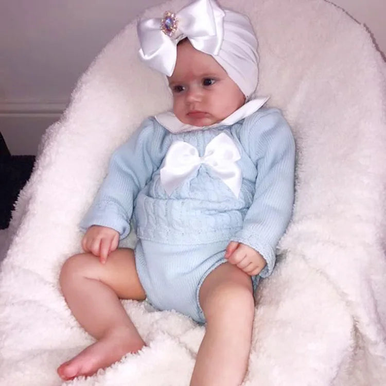 Viral Vault™ Newborn Girls Bowknot Diamond