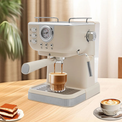 Viral Vault™ Espresso Machine with Milk Frothier