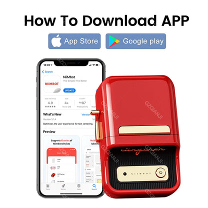 Viral Vault™ Wireless Thermal Label Printer
