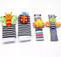 Viral Vault™  Cute Stuffed Animals Baby Rattle Socks