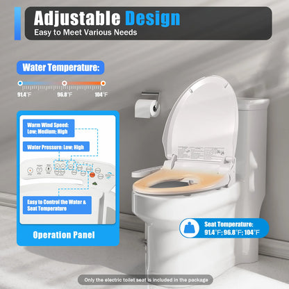 Viral Vault™ Smart Toilet Electric  Seat