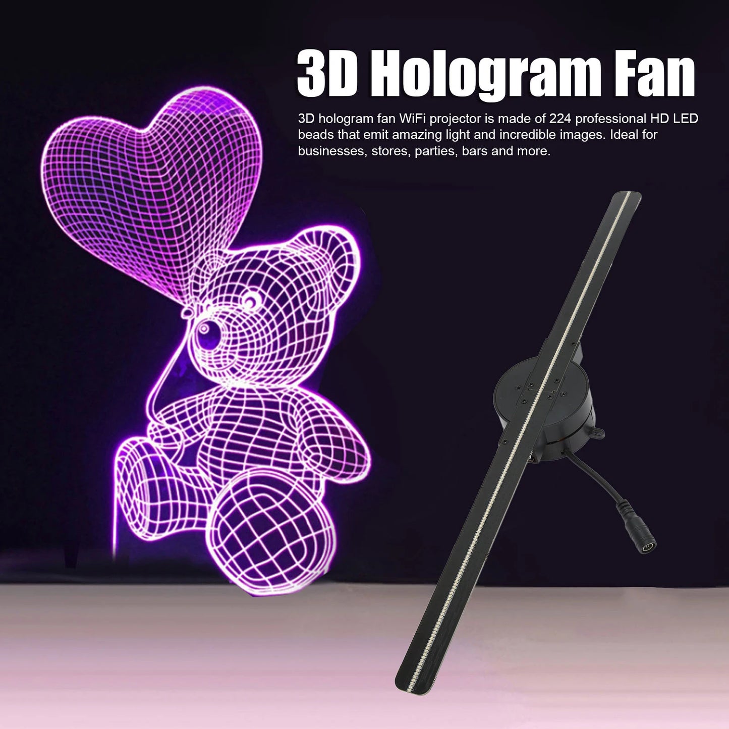 Viral Vault™ 3D Hologram Fan