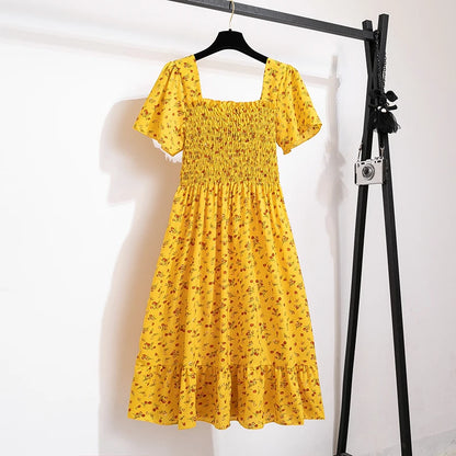 Viral Vault™ Spring Summer Chiffon Dress