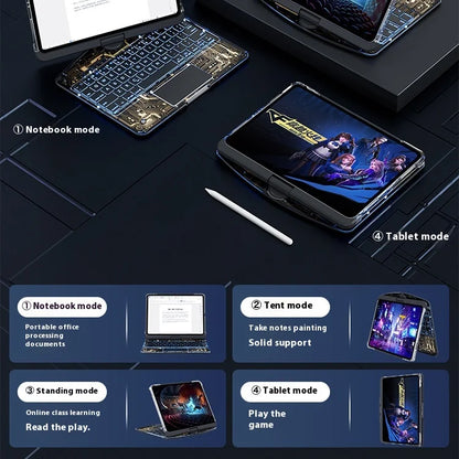 Viral Vault™ Clear Rotating iPad Keyboard Case