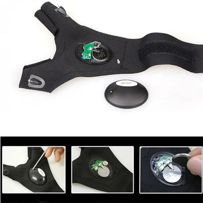 Viral Vault™ LED Flashlight Luminous Running Gloves