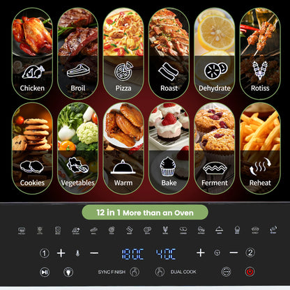 Viral Vault™ Dual Zone Hot Air Fryer