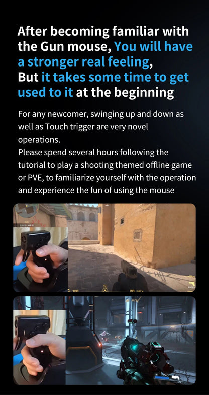 Viral Vault™ Gun Style Gaming Mouse