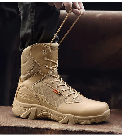 Viral Vault™  Military Leather Boots