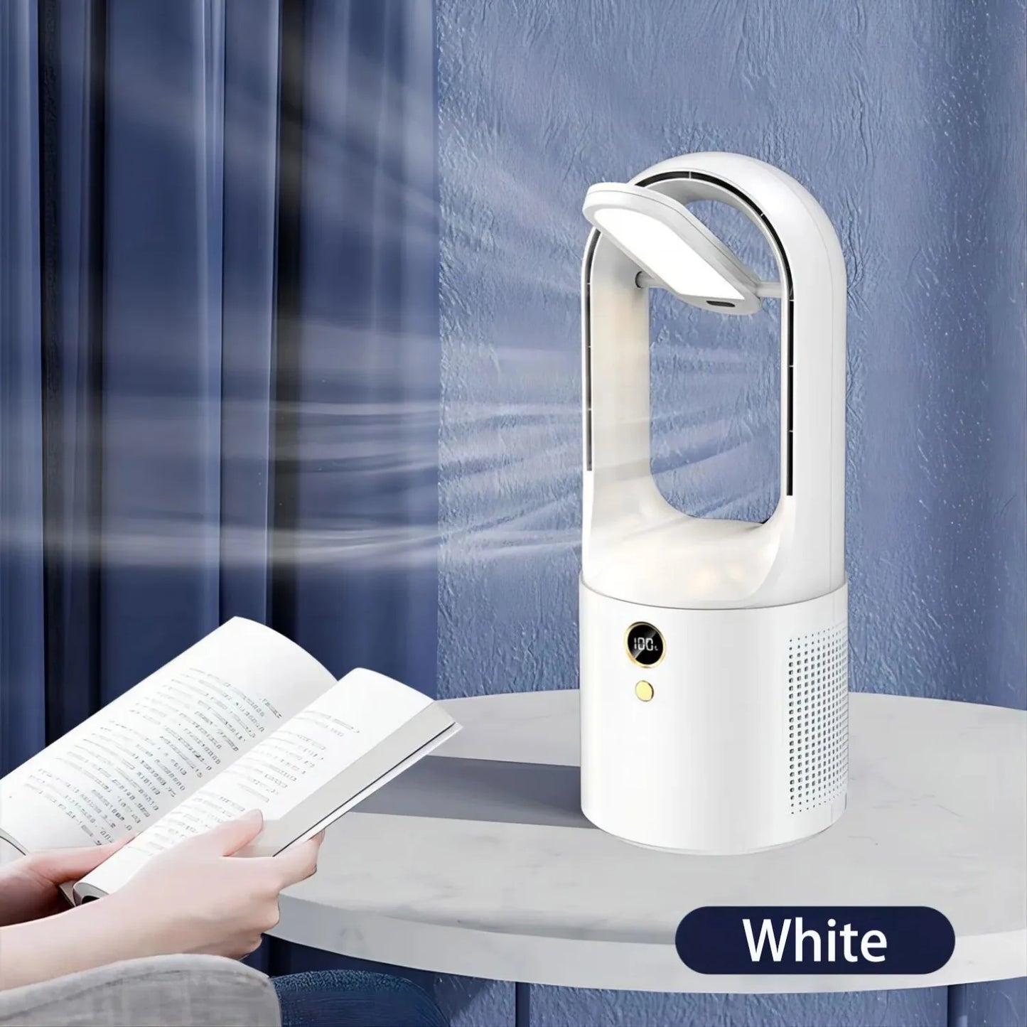 Viral Vault™ Portable Rechargeable Bladeless Fan