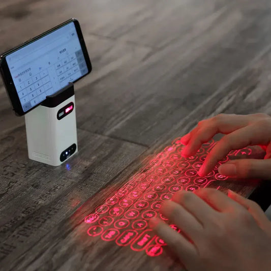 Viral Vault™ Virtual Laser Keyboard Bluetooth Wireless Touch Projector