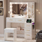 Viral Vault™ White Vanity with Mirror
