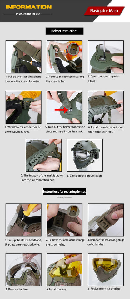 Viral Vault™ Tactical Full Face Mask