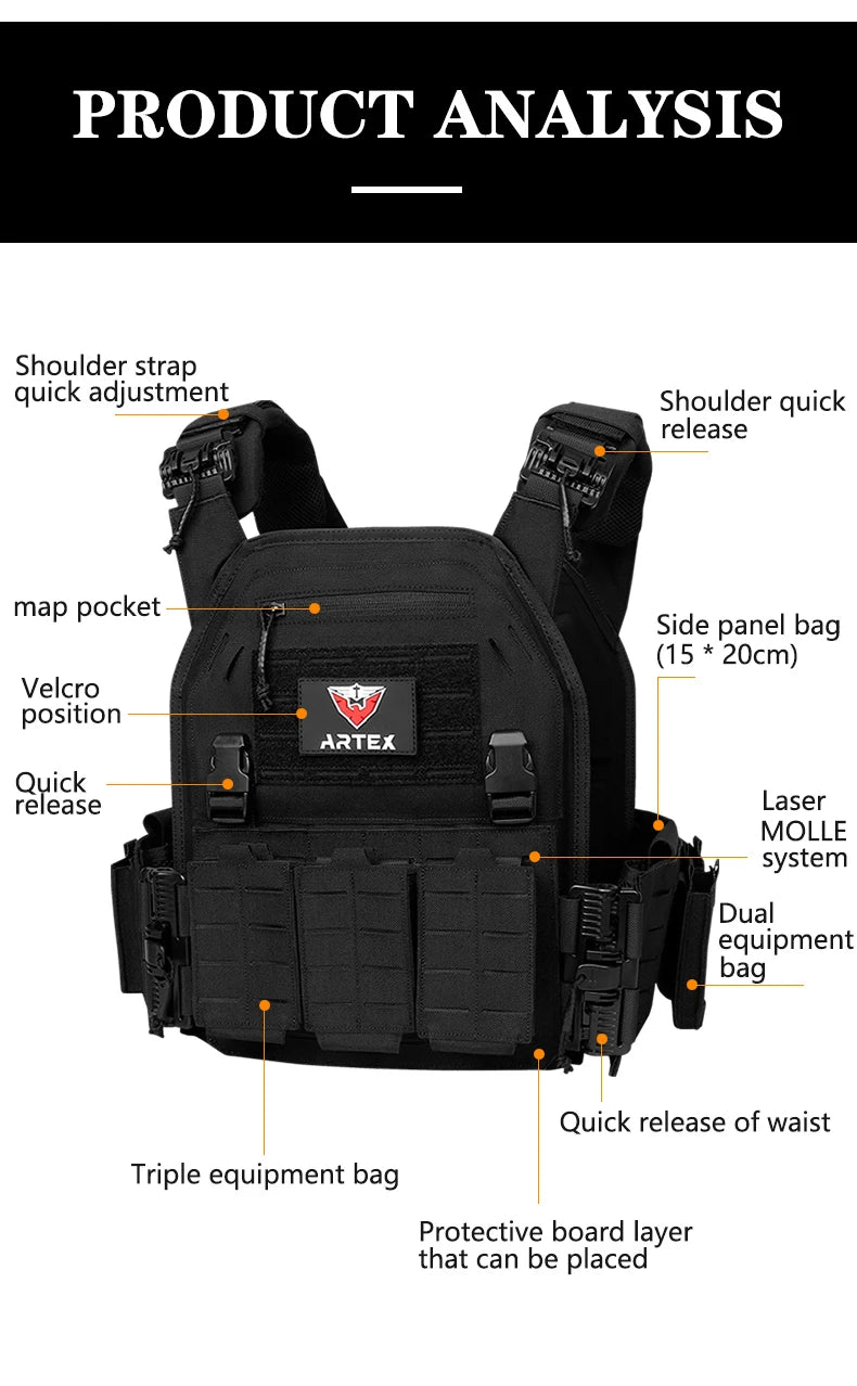 Viral Vault™ Tactico Vest With Quick Release
