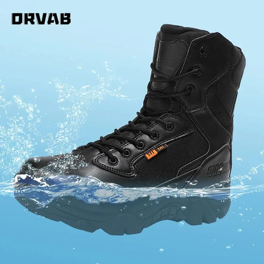Viral Vault™  Military Leather Boots