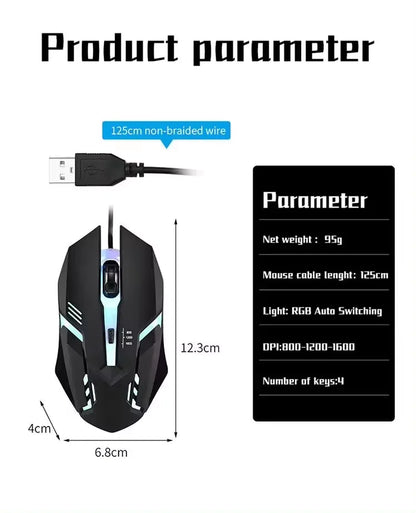Viral Vault™ Sports LED Luminous Backlit  Mouse