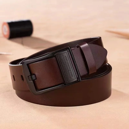 Viral Vault™ Leather Cowhide Men's Belt