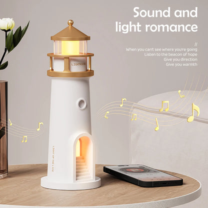 Viral Vault™ Night Lights Moon Projection Lighthouse