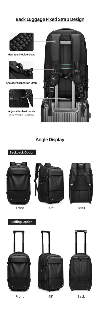 Viral Vault™ vacuum compression business backpacks