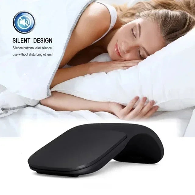 Viral Vault™ Foldable Wireless Ergonomic Arc Touch Computer Mouse