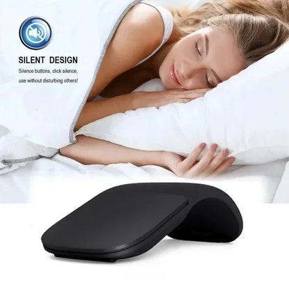 Viral Vault™ Foldable Wireless Ergonomic Arc Touch Computer Mouse
