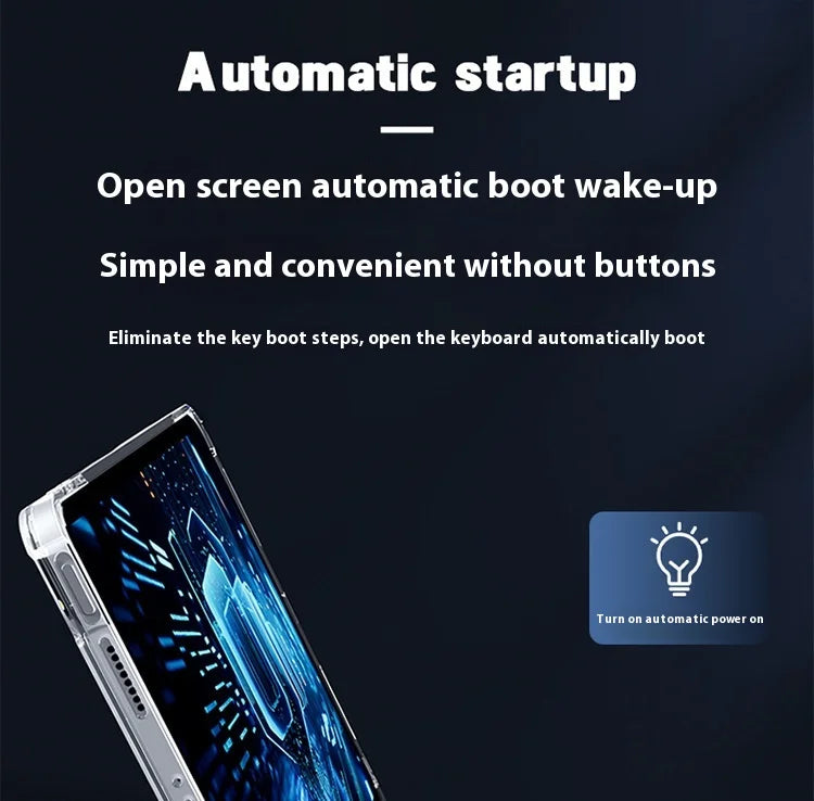 Viral Vault™ Clear Rotating iPad Keyboard Case