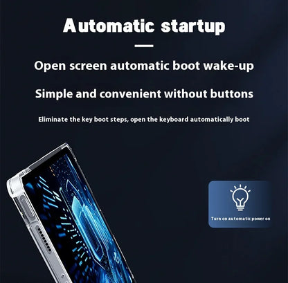 Viral Vault™ Clear Rotating iPad Keyboard Case