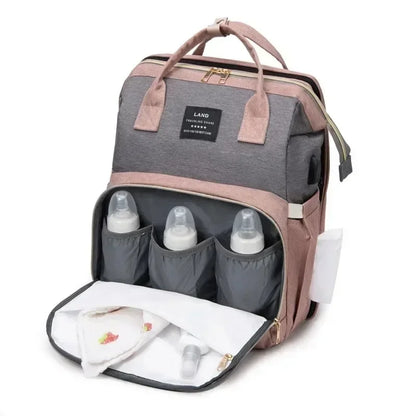 Viral Vault™ Mommy Bag Lightweight Portable Folding Crib