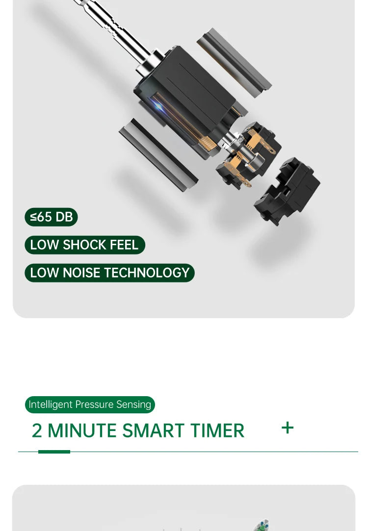 Viral Vault™ Intelligent Magnetic Suspension Ultrasonic Electric Toothbrush