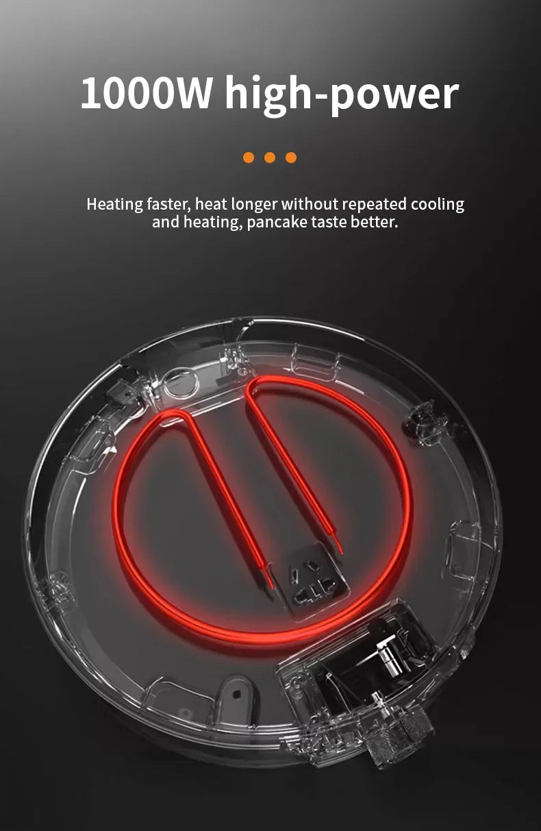 Viral Vault™  Houselin 12 Inch Crepe Maker