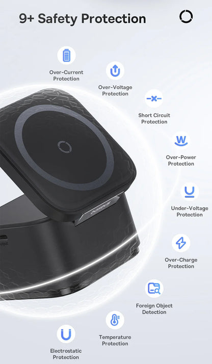 Viral Vault™ Baseus 25W 2 in 1 Magnetic Wireless Charger