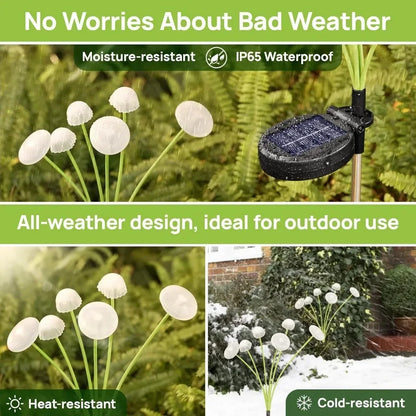 Viral Vault™ Solar Jellyfish Lights Mushroom Lights