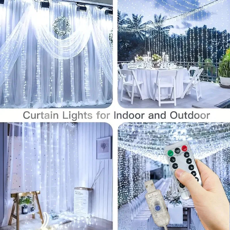 Viral Vault™  Curtain Light Decoration