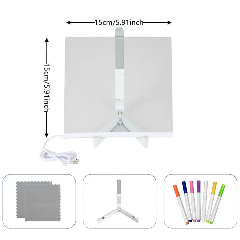 Viral Vault™ Magic Light Board Transparent