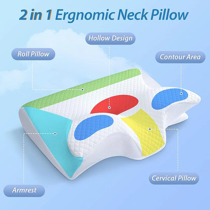 Viral Vault™ Memory Foam Cervical Pillow