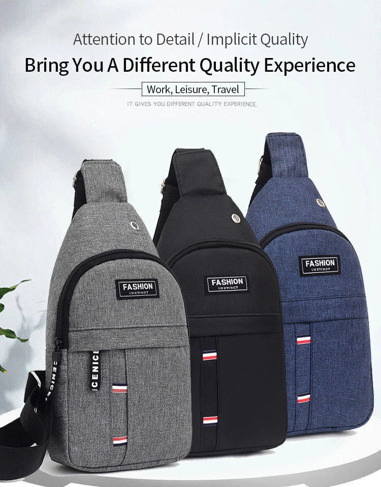 Viral Vault™ Men's Waterproof Large Capacity Fanny Pack