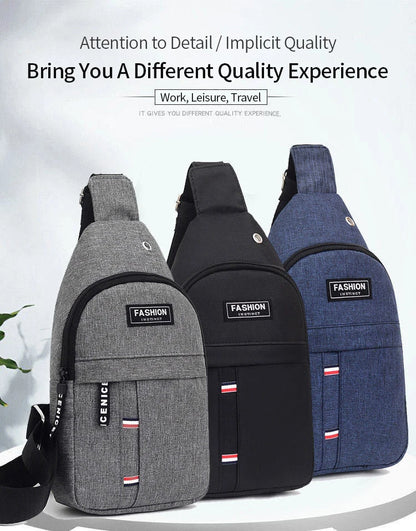 Viral Vault™ Men's Waterproof Large Capacity Fanny Pack