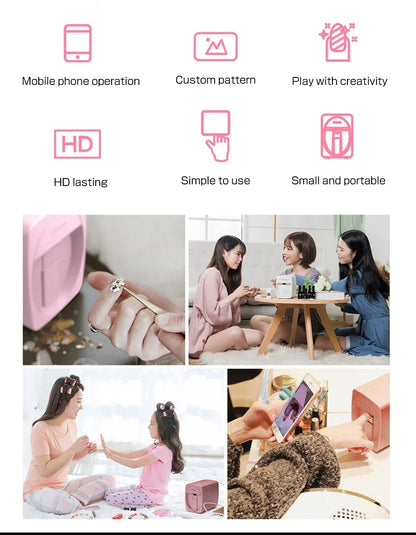 Viral Vault™  Portable 3D Painted Nail Printer