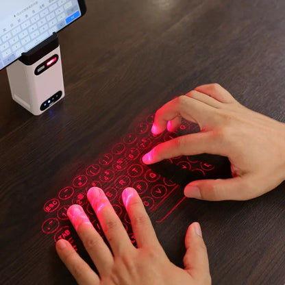 Viral Vault™ Virtual Laser Keyboard Bluetooth Wireless Touch Projector