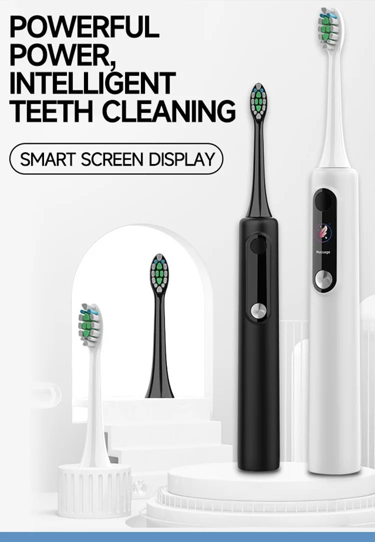 Viral Vault™ Intelligent Magnetic Suspension Ultrasonic Electric Toothbrush