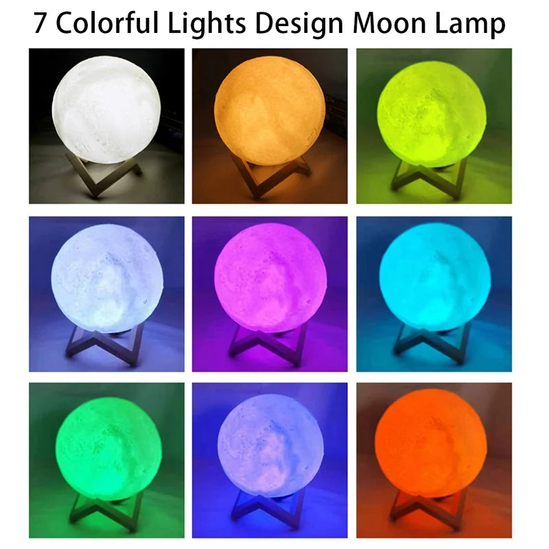 Viral Vault™  LED Moon Light Galaxy