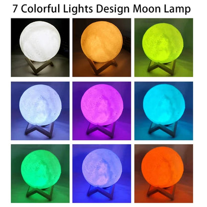 Viral Vault™  LED Moon Light Galaxy