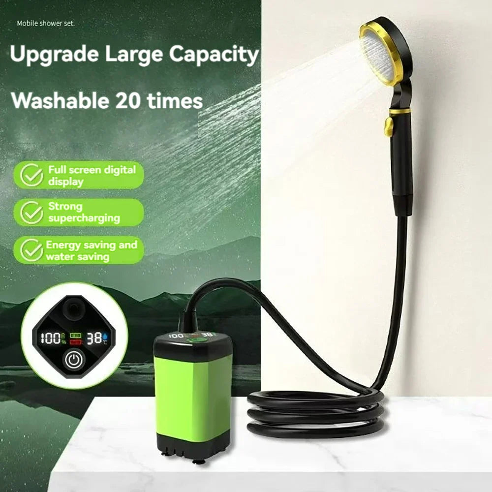Viral Vault™  Outdoor Wireless Electric Shower
