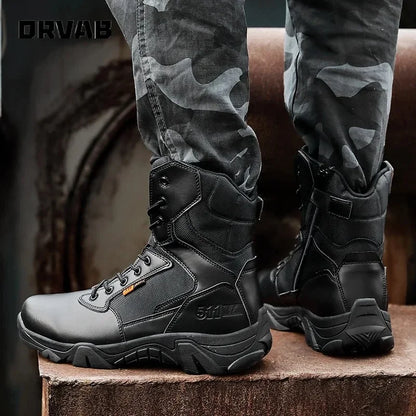 Viral Vault™  Military Leather Boots