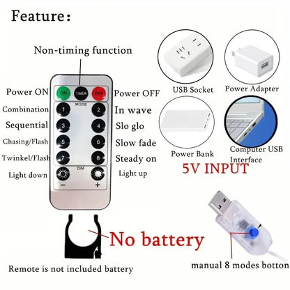 Viral Vault™  Curtain Light Decoration