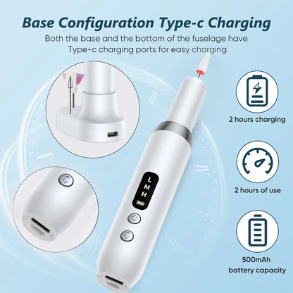 Viral Vault™ Electric Nail Polisher Drill Bits