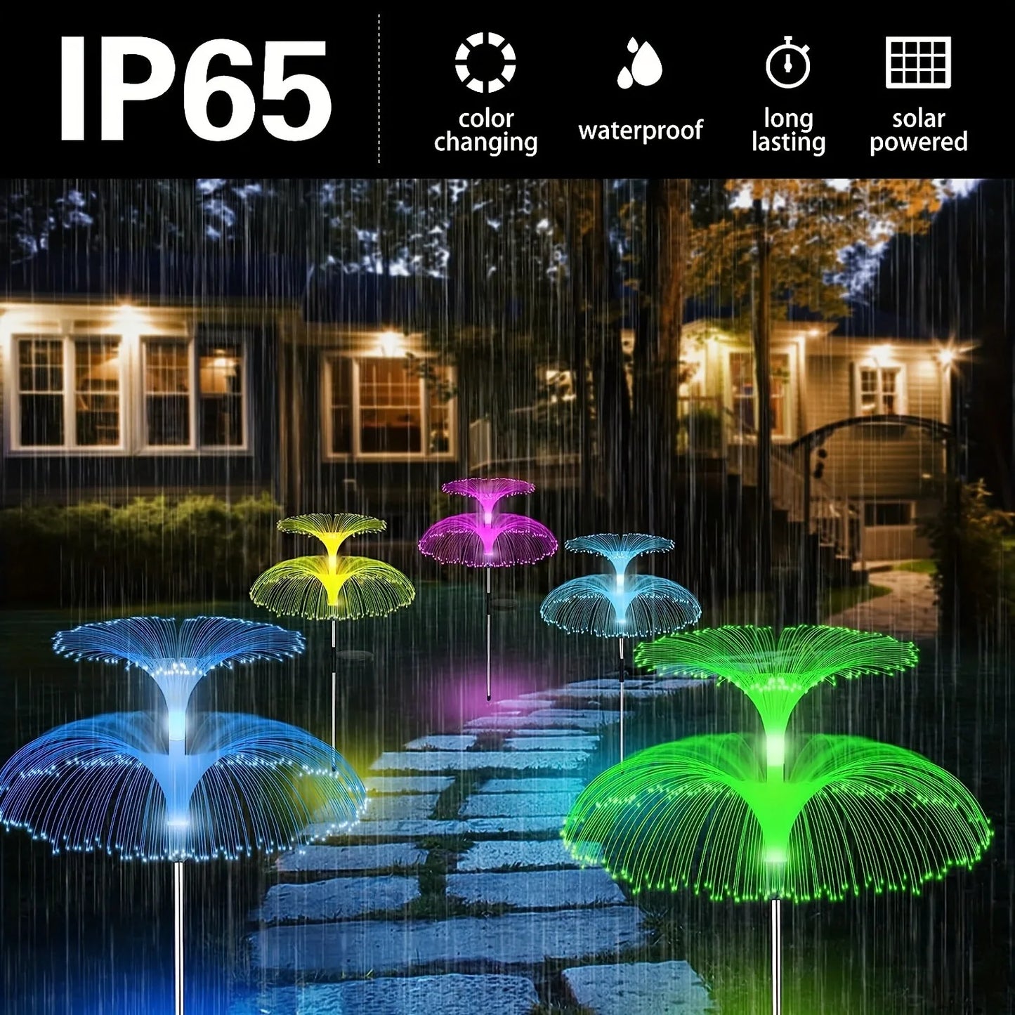 Viral Vault™  Outdoor Solar Garden Lights